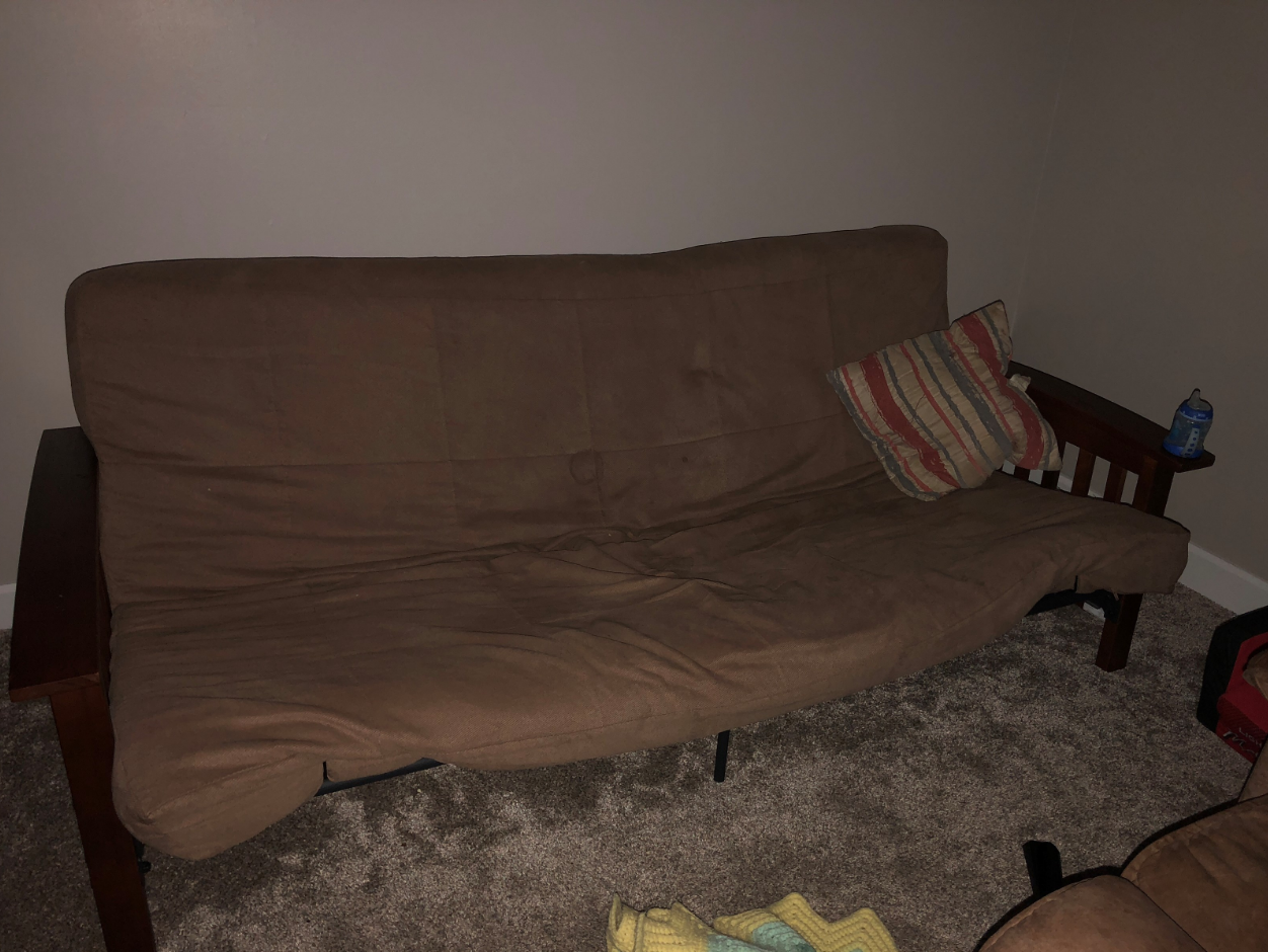 Broken futon
